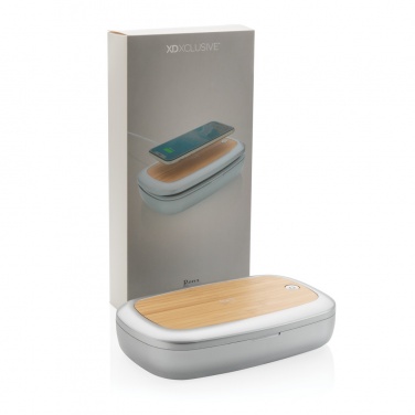 Logo trade promotional items picture of: Rena UV-C steriliser box with 5W wireless charger