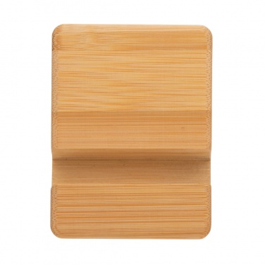 Logo trade advertising products picture of: Bamboo phone stand XD