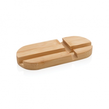 Logotrade promotional merchandise photo of: Bamboo tablet and phone holder