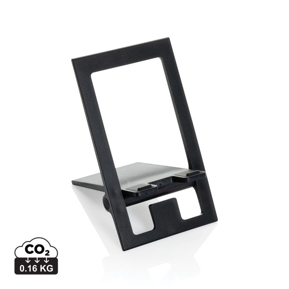Logo trade business gift photo of: SnapStand RCS recycled plastic foldable phone stand
