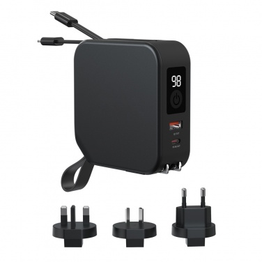 Logo trade promotional giveaways picture of: Urban Vitamin Saratoga 5 in 1 universal charger