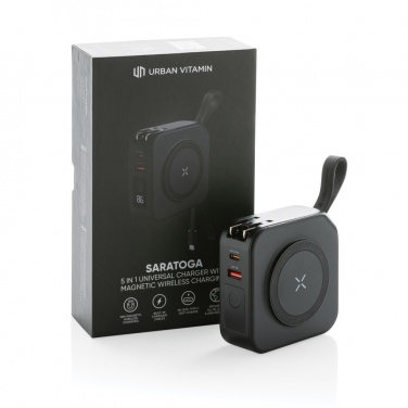 Logotrade promotional gift picture of: Urban Vitamin Saratoga 5 in 1 universal charger