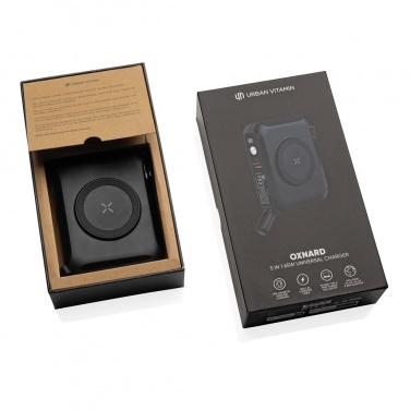 Logo trade promotional product photo of: Urban Vitamin Oxnard 5 in 1 65W universal charger