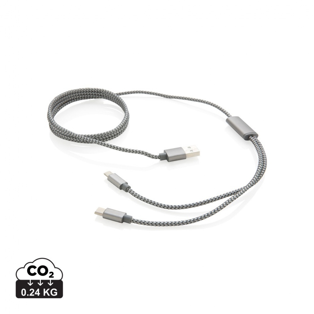 Logotrade promotional merchandise image of: 3-in-1 braided cable