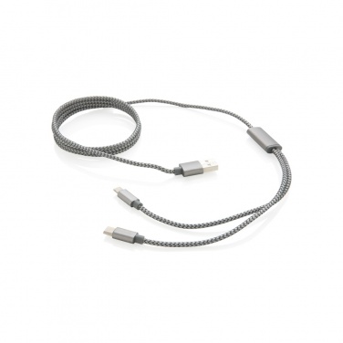 Logotrade promotional merchandise photo of: 3-in-1 braided cable