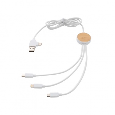 Logotrade promotional gifts photo of: RCS recycled plastic Ontario 6-in-1 cable