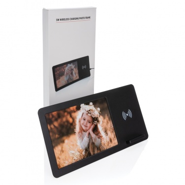 Logotrade promotional giveaway image of: 5W Wireless charger and photo frame