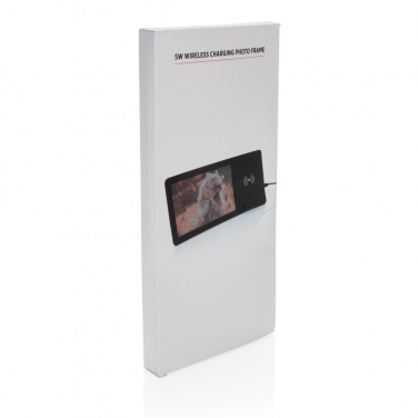 Logo trade promotional merchandise picture of: 5W Wireless charger and photo frame