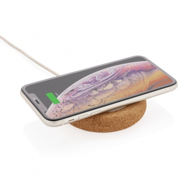 Logotrade business gifts photo of: Cork and Wheat 5W wireless charger