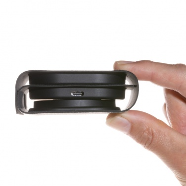 Logo trade promotional giveaway photo of: Swiss Peak RCS rplastic 3-in-1 wireless 15W travel charger