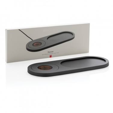 Logotrade advertising product picture of: Encore 10W wireless charging valet tray