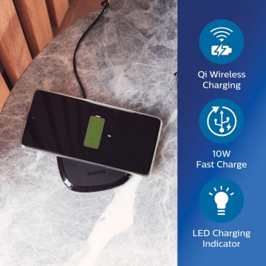 Logotrade promotional gift image of: Philips 10W Qi wireless charger