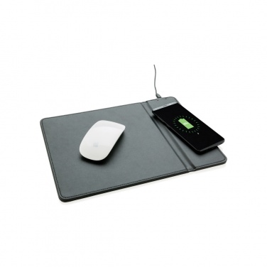 Logotrade promotional gift image of: Mousepad with 5W wireless charging