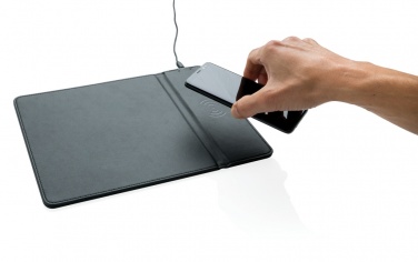 Logo trade advertising products image of: Mousepad with 5W wireless charging