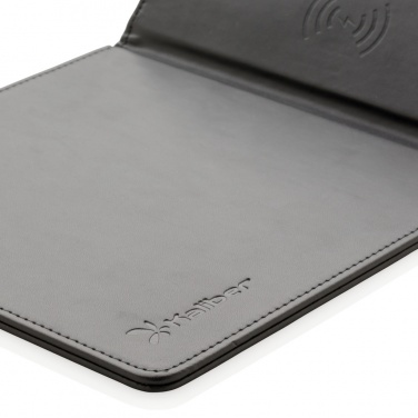 Logo trade promotional merchandise image of: Mousepad with 5W wireless charging