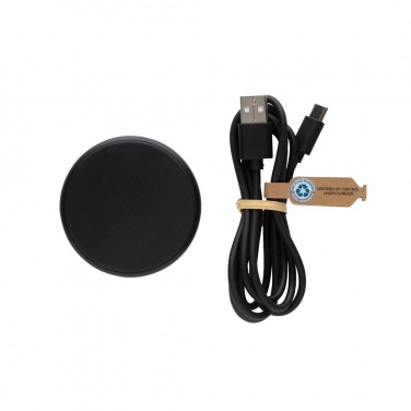 Logo trade promotional merchandise image of: Magnapad 15W RCS rplastic magnetic 3 in 1 charging pad