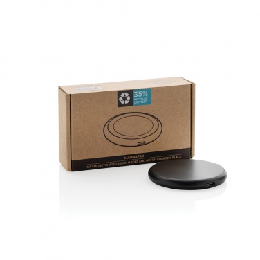 Logotrade advertising products photo of: Magnapad 15W RCS rplastic magnetic 3 in 1 charging pad