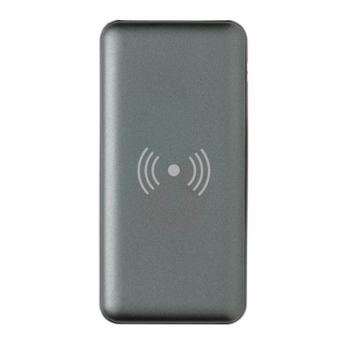 Logo trade promotional merchandise picture of: 10.000 mAh Fast Charging 10W Wireless Powerbank with PD
