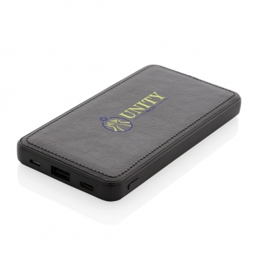 Logo trade promotional products image of: Tusca 10.000 mAh PU powerbank