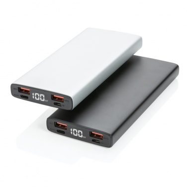 Logo trade promotional gift photo of: Aluminium 18W 10.000 mAh PD Powerbank