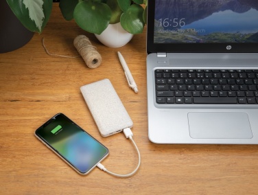Logotrade advertising product image of: 10.000 mah wheat straw powerbank
