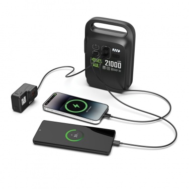 Logo trade promotional items image of: Power Vault RCS rplastic 21000 mAh portable power station