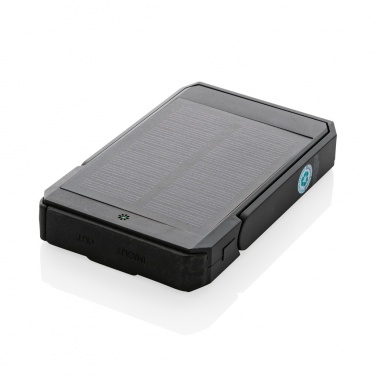 Logotrade promotional product picture of: Skywave RCS rplastic solar powerbank 5000 mAh 10W wireless