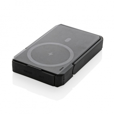Logotrade promotional giveaways photo of: Skywave RCS rplastic solar powerbank 5000 mAh 10W wireless