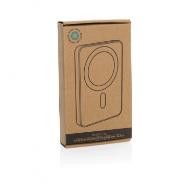 Logotrade advertising product picture of: Magnetix RCS recycled plastic 5000 mah magnetic powerbank