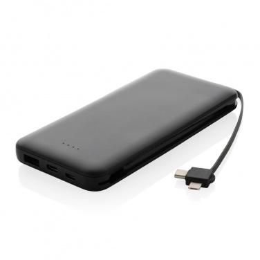 Logotrade promotional merchandise image of: Lockhart RCS recycled plastic 10.000 with integrated cables