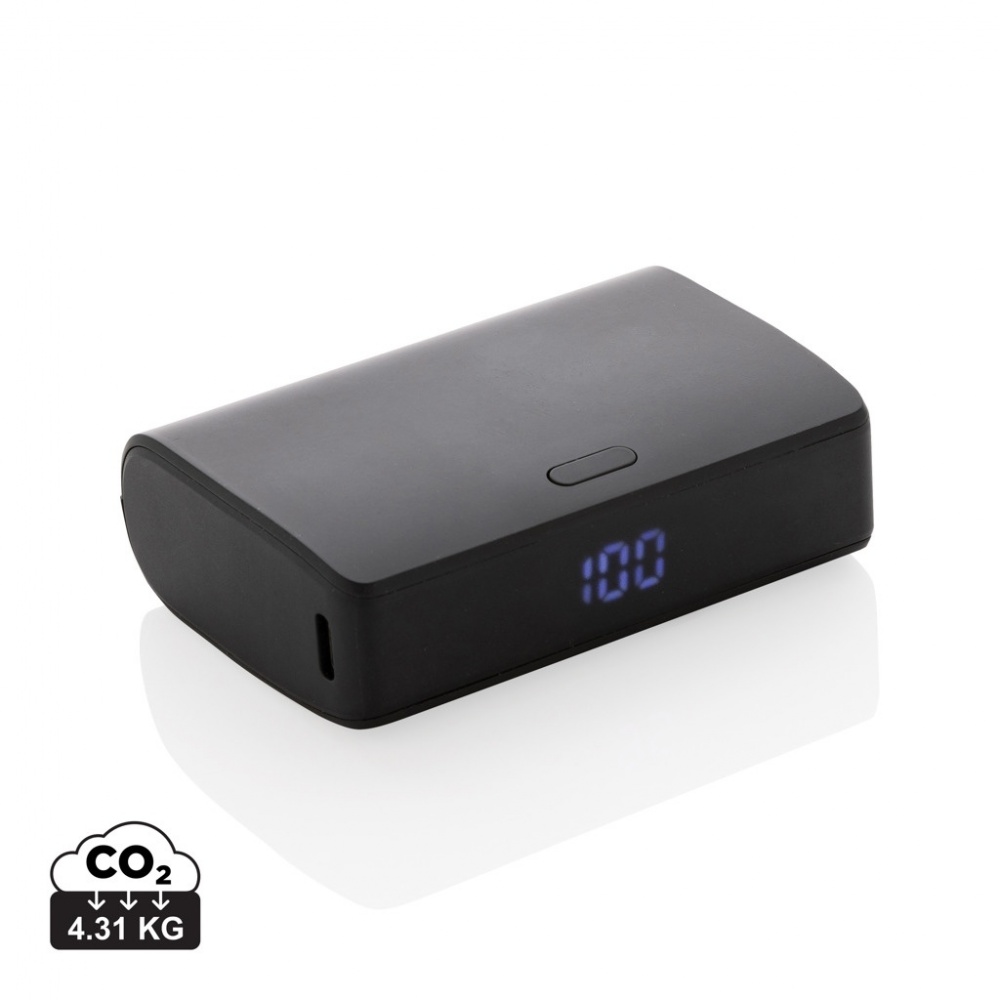 Logo trade promotional gifts picture of: FlashCharge RCS rplastic 10000 mah fast charge powerbank