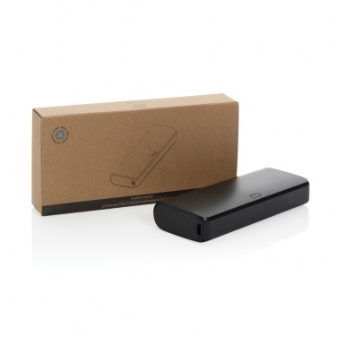 Logotrade advertising products photo of: FlashCharge RCS rplastic 20000 mah fast charge powerbank