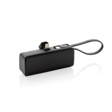Logotrade business gift image of: Powerlink RCS rplastic 3000 mAh powerbank iOS connector