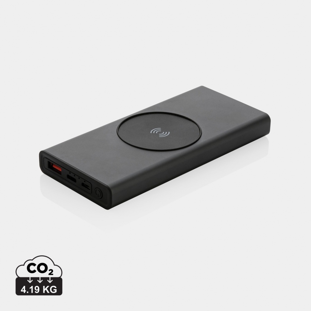 Logotrade advertising products photo of: Terra RCS recycled 18W aluminium 10000 powerbank 10W