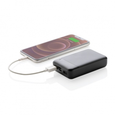 Logotrade promotional gift picture of: RCS standard recycled plastic 10.000 mAh powerbank