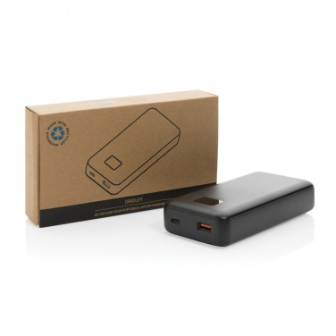 Logotrade promotional product image of: Gridley RCS rplastic 20000 65W laptop powerbank