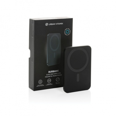 Logo trade promotional merchandise image of: Urban Vitamin Burbank RCS plastic/alu  3000 mah powerbank