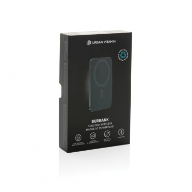 Logo trade business gifts image of: Urban Vitamin Burbank RCS plastic/alu  3000 mah powerbank