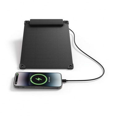 Logo trade promotional merchandise picture of: Solarpulse rplastic portable solar panel 5W