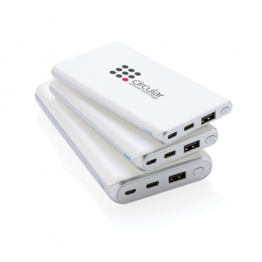 Logo trade promotional merchandise picture of: Ultra fast 10.000 mAh powerbank with PD