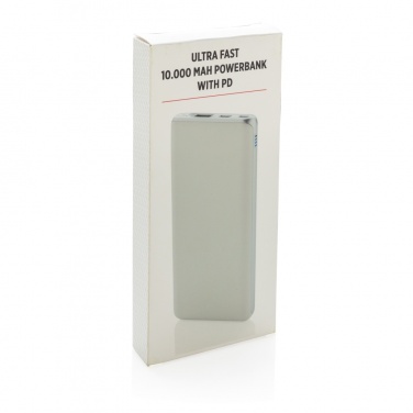 Logotrade corporate gifts photo of: Ultra fast 10.000 mAh powerbank with PD