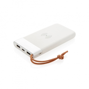 Logotrade advertising product picture of: Aria 8.000 mAh 5W wireless charging powerbank