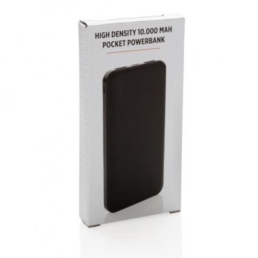 Logo trade advertising products picture of: High Density 10.000 mAh Pocket Powerbank