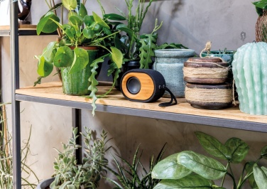 Logo trade promotional item photo of: Bamboo X  speaker