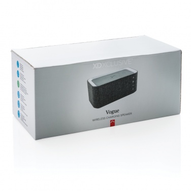 Logotrade promotional items photo of: Vogue wireless charging speaker