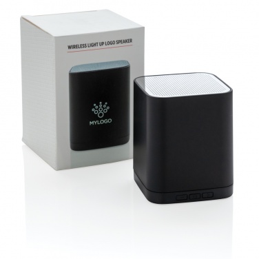 Logo trade advertising products picture of: Light up logo wireless speaker