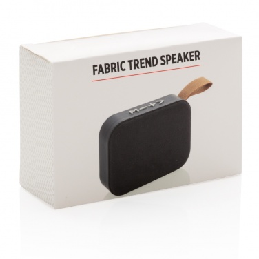 Logo trade promotional giveaway photo of: Fabric trend speaker