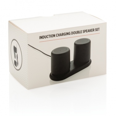 Logo trade promotional item photo of: Double induction charging speaker