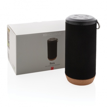Logotrade promotional merchandise picture of: Baia 10W wireless speaker, cork