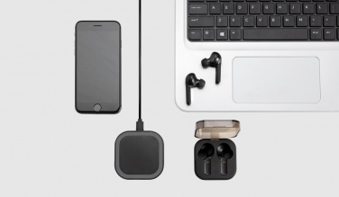 Logotrade promotional items photo of: TWS earbuds in wireless charging case